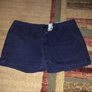 Dark Blue Denim Shorts